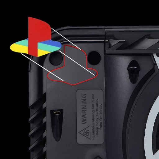 SADA 12 NÁLEPEK S DEKORATÍVNYM LOGOM NÁLEPKY NA KONZOLU PS5 PLAYSTATION 5