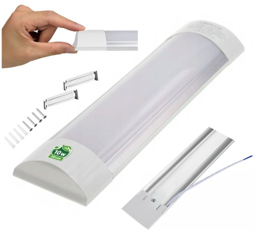 Prisadené LED svietidlo 10W 30cm žiarivkový panel