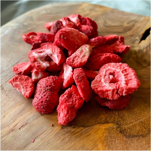 Lyofilizované jahody 25g HiFOOD PREMIUM PLÁTY