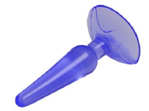 Silikónový análny kolík s prísavkou 11 cm análny