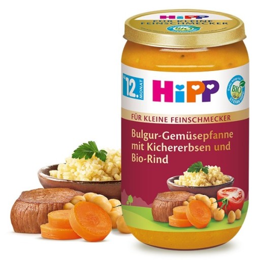 Hipp Panvica Zeleninový Bulgur Cícer Hovädzie 12m 250
