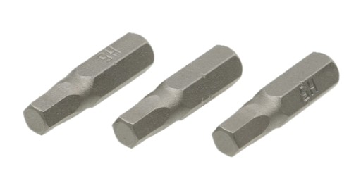 ŠESTIHRANNÉ HROTY HEX H5 x 25 mm 3 kusy