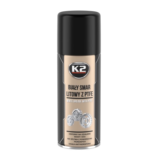 K2 BIELY TUK S PTFE sprejom 400ml