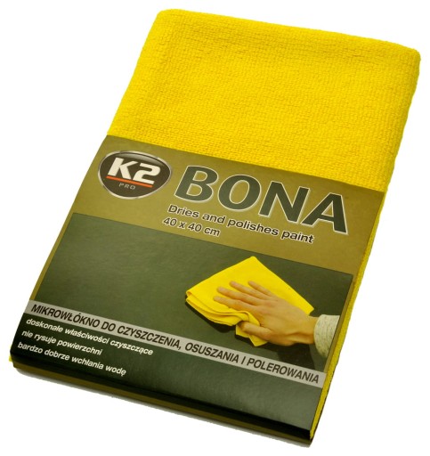 K2 BONA mikrovlákno sušiace leštenie 40x40