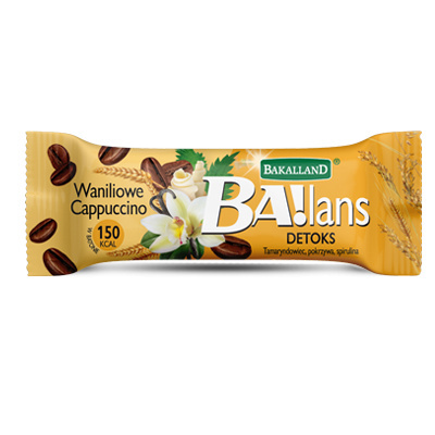 BAKALLAND BA! Vanilková cappuccino tyčinka 38 g