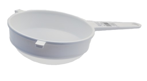 Husté plastové sitko s rukoväťou, 9 cm