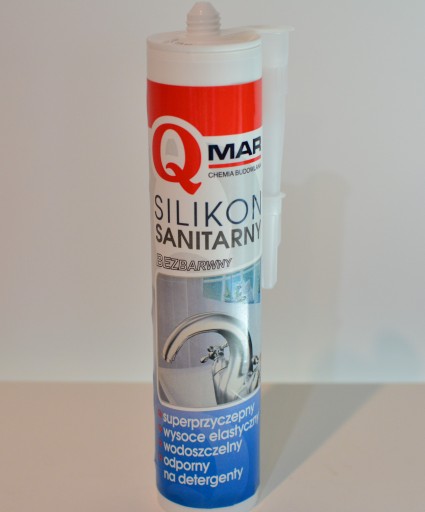 Qmar bezfarebný sanitárny silikón STOP MOLD 300ml