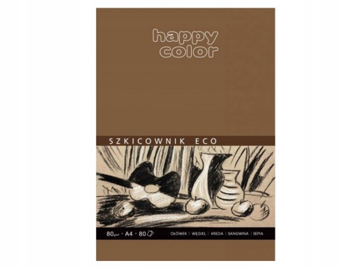 ECO ART skicák A4, 80 listov, 80g - Happy
