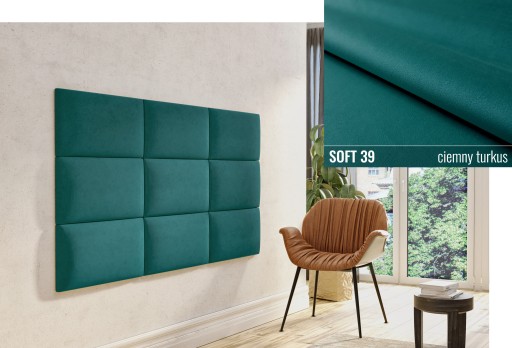 60 X 30 ČALÚNENÉ STENOVÉ PANELY MÄKKÉ ČELO