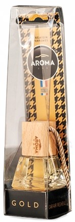 Fľaša osviežovača vzduchu AROMA CAR PRESTIGE WOOD GOLD