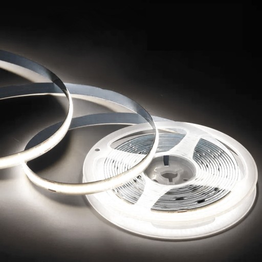 COB LED pás 12V 10W 900 Lumenov/m 320Led/m IP20 STUDENÁ BIELA