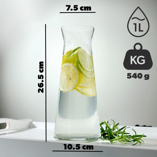 KARAFA NA LIMONÁDU 1L SKLENENÁ džbán