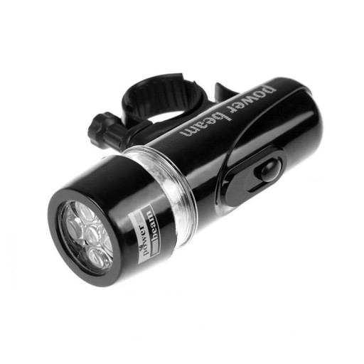 PREDNÁ LED LAMPA NA BICYKEL + DRŽIAK NA FĽAŠU