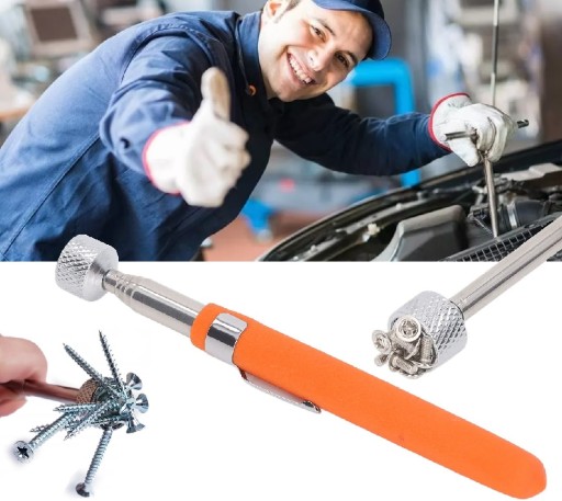 MAGNETICKÝ CHAPAČ DIELNA ROZPÍŠŤACÍ TELESKOPICKÝ 66 cm SILNÝ MAGNET