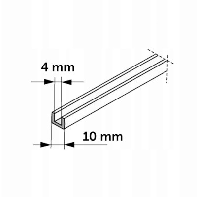 Sklenené tesnenie 4mm Bezfarebné