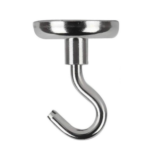 MAGNETICKÝ DRŽIAK HÁKA 12x5mm, SILNÝ MAGNET, VEŠIAK HUNTER, KAPACITA 5KG