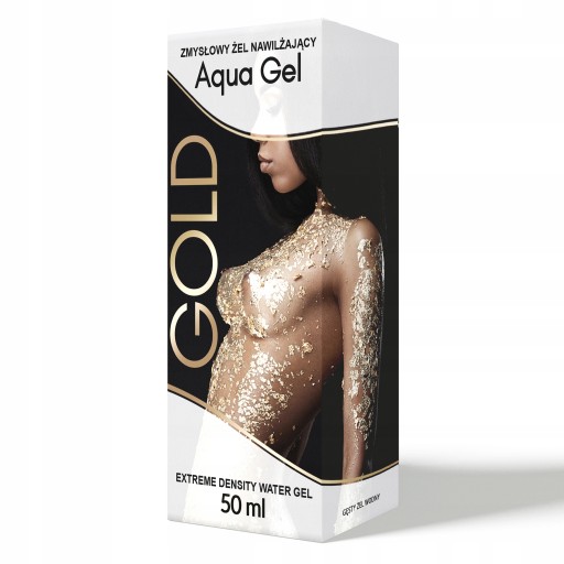 Efektívny hustý gélový lubrikant na sex 50 ml zlatá