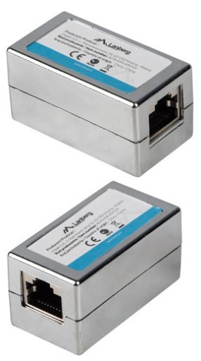 ADAPTÉR RJ45 x2 cat5e FTP sieťový konektor Lanberg