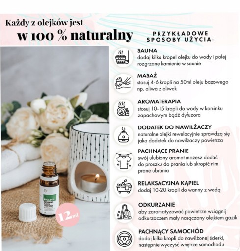 Esenciálny olej VANILKA 12 ml 100% Prírodný