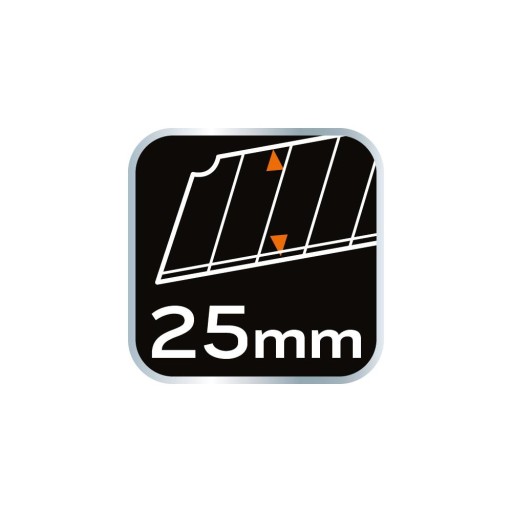 Nôž s 25 mm sklopnou čepeľou