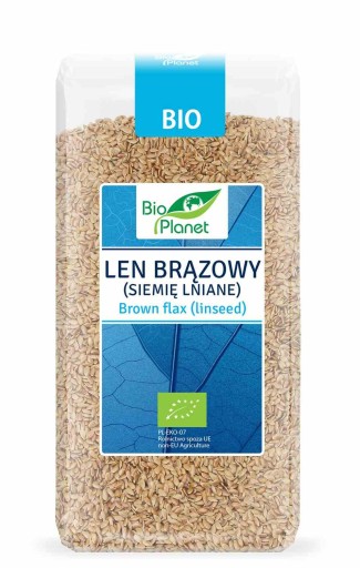 BIO PLANÉTA Hnedý ľan (ľanové semienko) BIO 400g