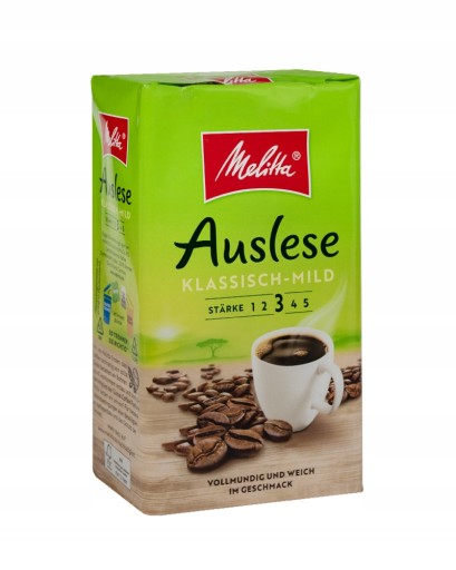 MELITTA AUSLESE KLASSISCH MILD mletá káva 500g