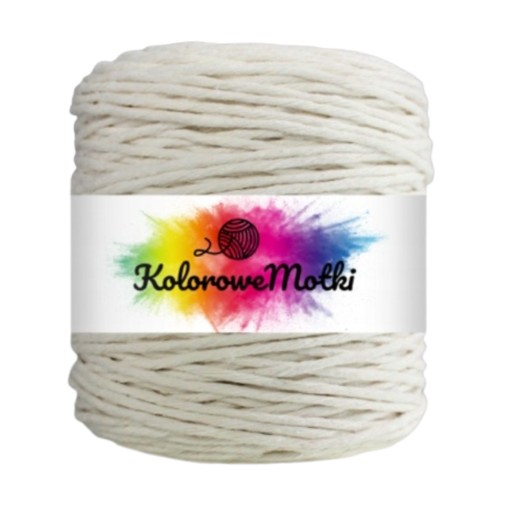 Prírodný bavlnený výplet pre Macrame 300m 2mm