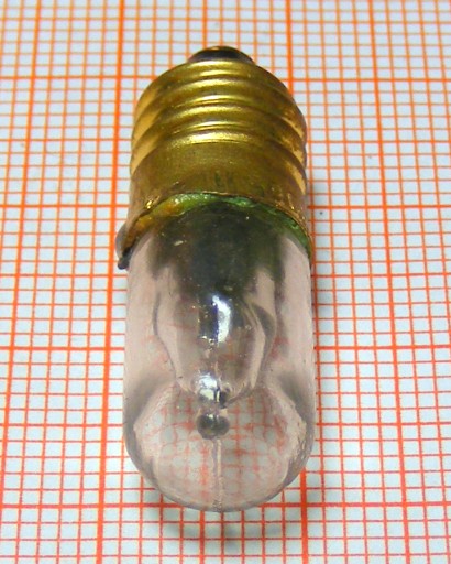 Neónová lampa 220V NW3065 závit E10 POLAM - cena za 2 kusy