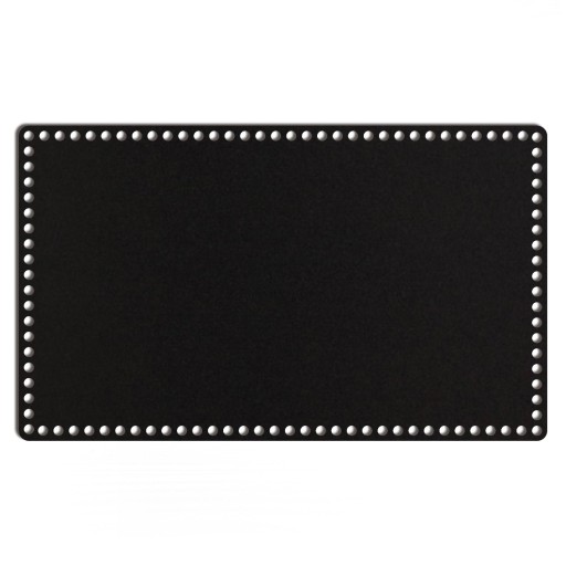 čierny základný košík dno 31x52cm HDF obdĺžnik