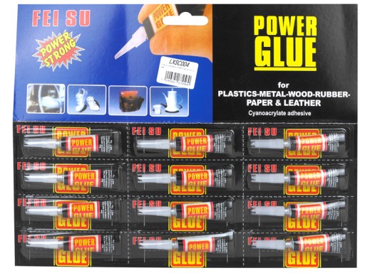 POWER GLUE Univerzálne lepidlo Instantný blister 12 kusov (2120)