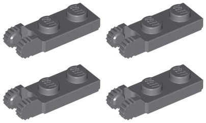 LEGO 54657 44302 PÁNT 1x2 tmavosivá NOVINKA (2g) 4 ks.