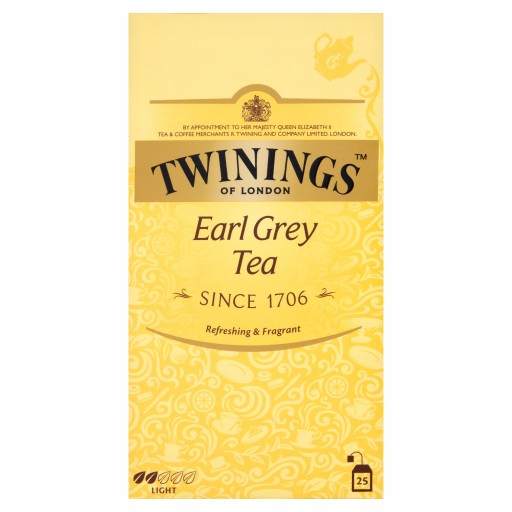 Twinings s príchuťou čierneho čaju Earl Grey 25