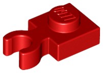 LEGO 4085d Tanier 1x1 červený (1g) 1 ks.