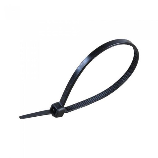 Sťahovacie pásky 2,5x200 čierne Nylon 100 ks V-TAC