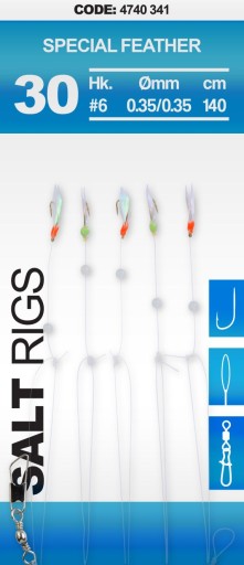 SALT RIG SPRO HERRING SET č. #6