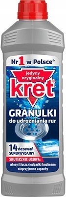 KRET - granulát na odblokovanie potrubia, 500g