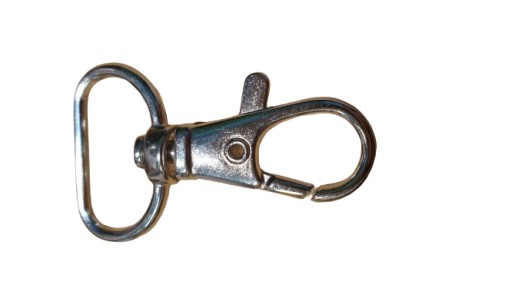 Kovová otočná karabínka 2 cm - 5 ks