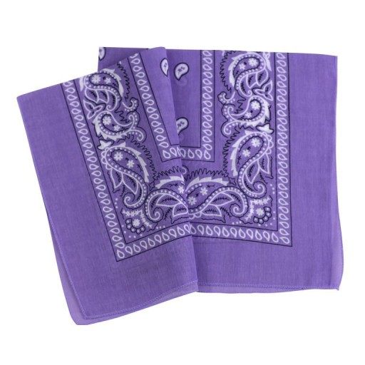 BANDANA BANDANA ŠATKA FIALOVÁ