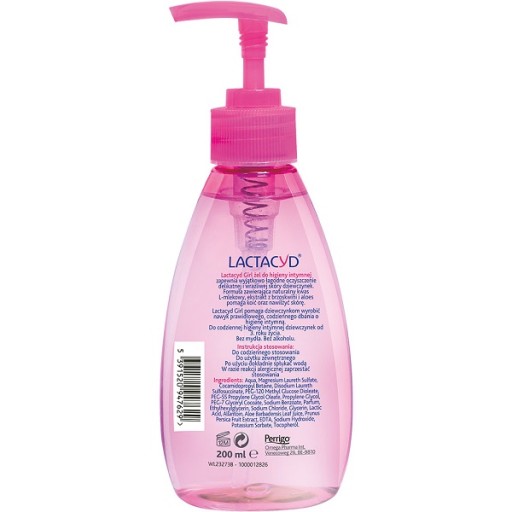 Gél na intímnu hygienu LACTACYD GIRL
