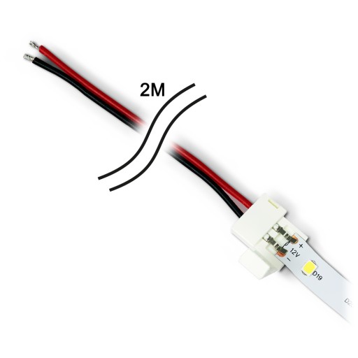 KONEKTOR PRE SEKCIU LED PÁSU - NAPÁJACÍ KÁBEL 2M