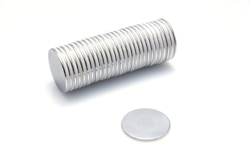 Neodymový magnet valcový MW 20x1 N38 10 ks.