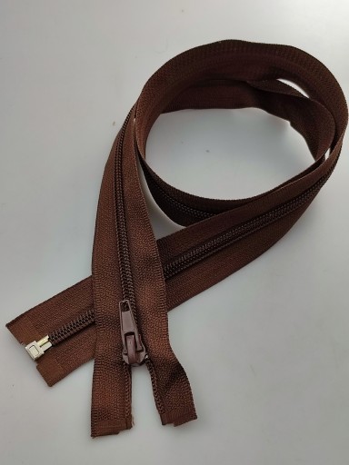 Veľkosť zipsu špirála #5 hnedá 40 cm