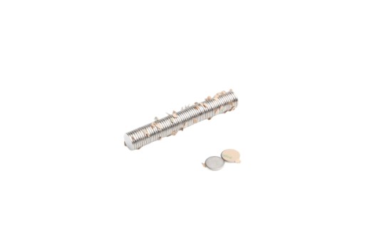 Neodymový magnet MW 10x1 N38 s lepidlom 3M 10 ks