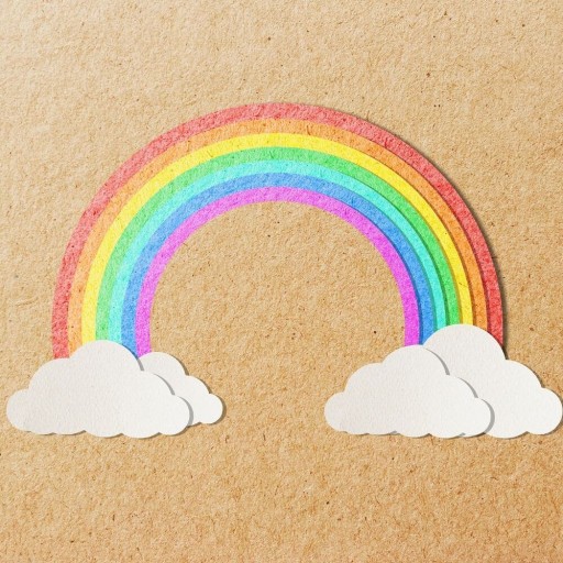 Kreatívna umelecká sada DIY RAINBOW výrezov pre deti 6x