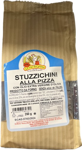 Stuzzichini ala pizza con olio extra virgin 250g