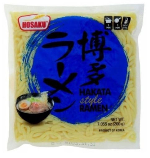 Hosaku Fresh Wheat Ramen Noodles Ready Korean Fresh 200g