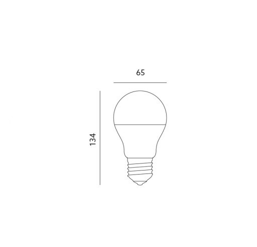Studená biela LED žiarovka GS 18W E27 6000K 1650lm