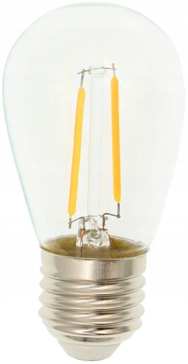 LED žiarovka E27 S14 Filament 1,4W 2800K pre girlandy