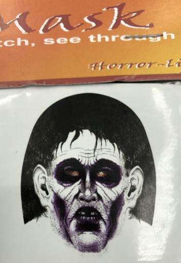 Maska hlavy Old Man Zombie Dead Man Corpse