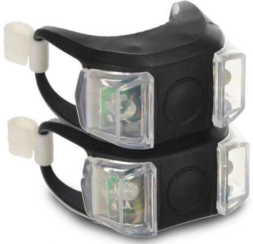 BIKE SVETLÁ LED CYKLISTICKÁ LAMPA PREDNÁ ZADNÁ 2KS